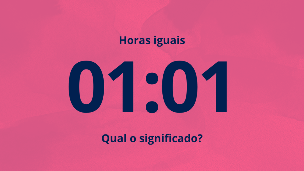 horas iguais 0101 e hora 01:01